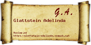 Glattstein Adelinda névjegykártya